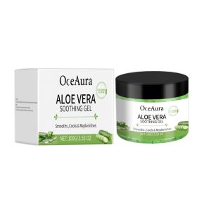 OceAura Aloe Vera Cucumber Gel, Moisturizing And Cooling Body Care Moisturizing And Refreshing Skin Aloe Vera Gel (Option: 100g-131.97g-2.83*2.83*1.77inch)